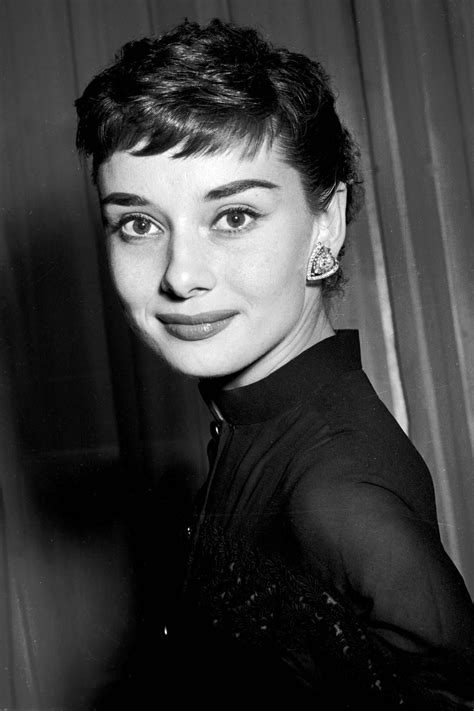 Audrey Hepburn short hair